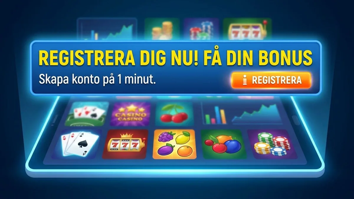 Registrera med bonus